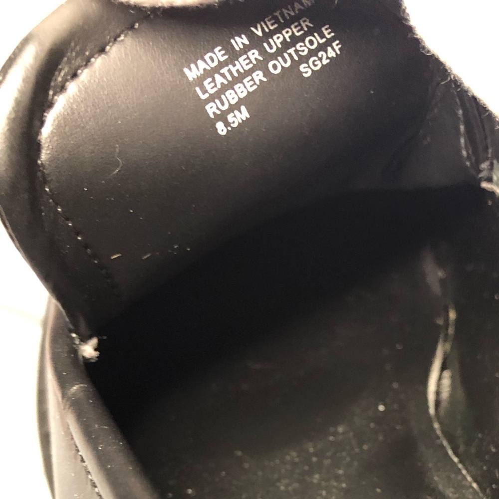 Michael Kors Black Women's Shiloh Leather Platform Loafers sizes 7.5 and 8.5 - Picture 13 of 16